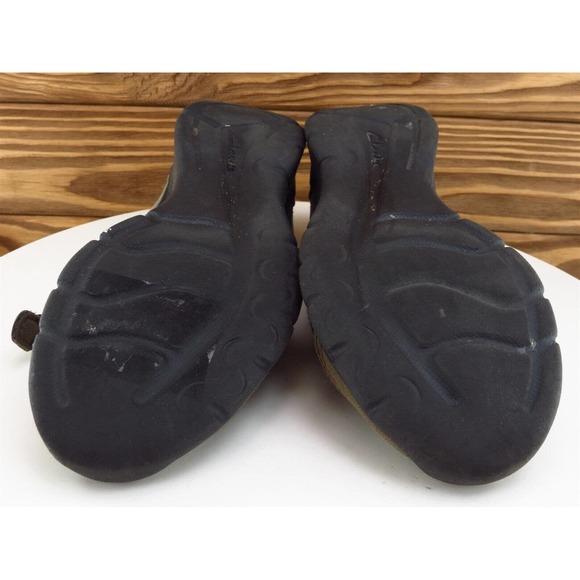 Clarks Size 6 Sneaker Brown Leather Medium Drawstring Women - Picture 11 of 11